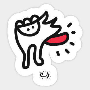 Tongue Out  Cool Graffiti Art Monster Sticker